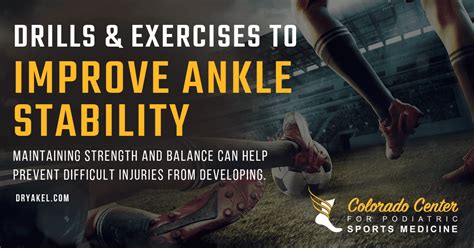 Drills to Improve Ankle Stability - Colorado Center for Podiatric Sports