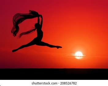 Woman Leaping Images, Stock Photos & Vectors | Shutterstock