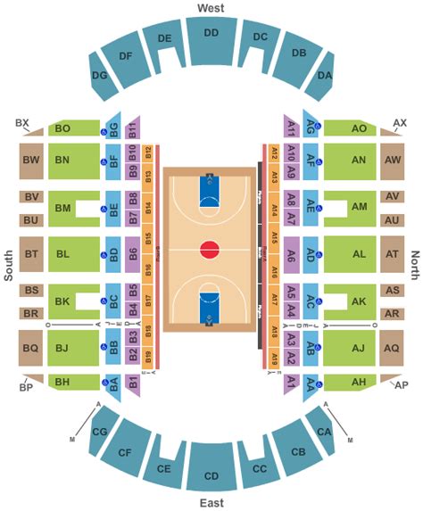 Mississippi Coliseum Seating Chart - Jackson