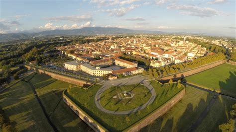 Lucca Walls view. Lucca, Tuscany, Italy | Dronestagram