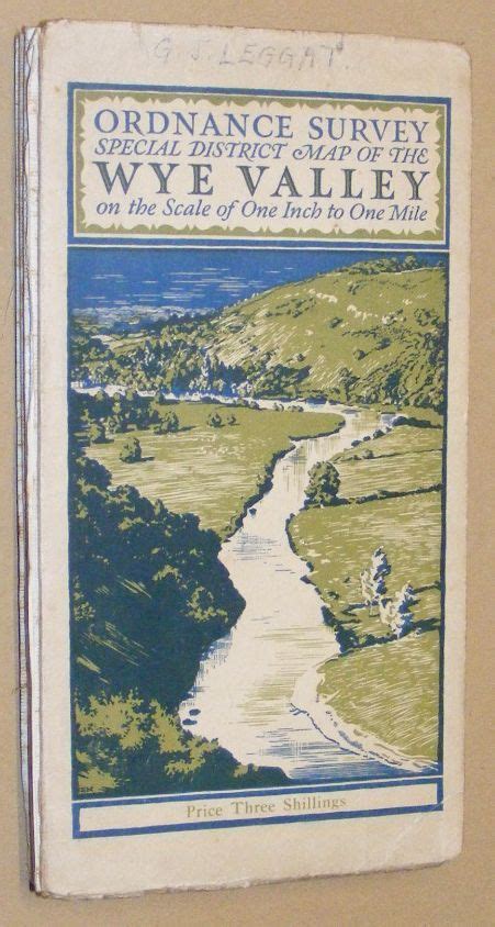 Ordnance Survey Special District Map of the Wye Valley on the scale of one inch to one mile ...