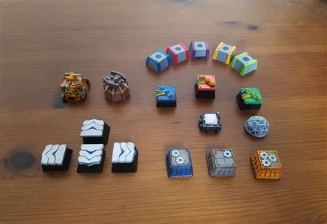 Factorio Artisan Keycaps, Cherry MX, Beacon, Chemical Plant, Logistics Chest, Module, Assembly ...