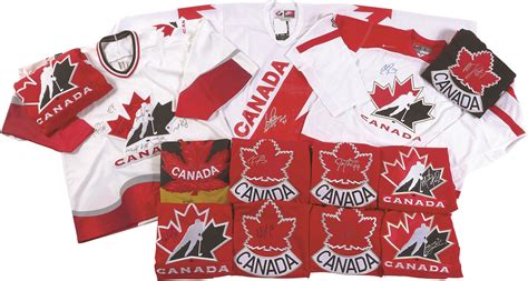 Team Canada World Cup Signed Jersey Collection w/1996 Team-Signed (40+)