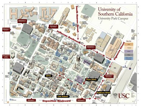 Usc Campus Map Printable - Printable Maps