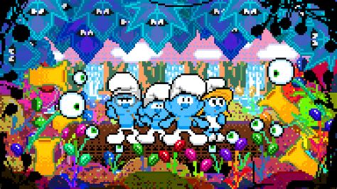 Pixel Smurfs on Behance