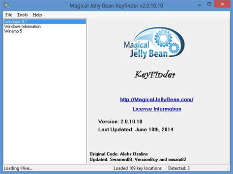 Magical Jelly Bean Keyfinder Windows 10