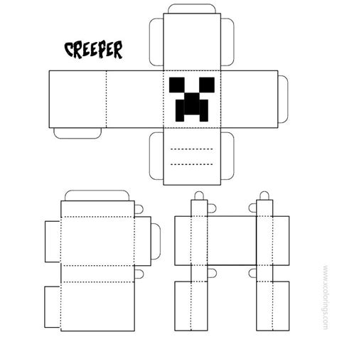 Creeper Mob Coloring Pages - XColorings.com