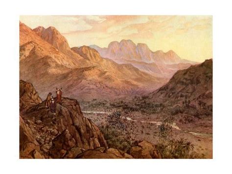 'The Battle of Rephidim, Exodus - Bible' Giclee Print - William Brassey ...