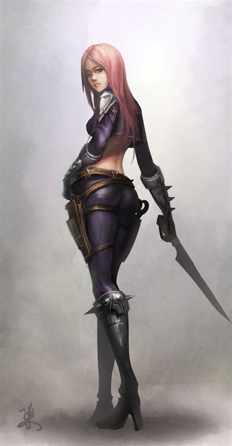 katarina fan art - Google Search | League of legends, League, Warrior woman