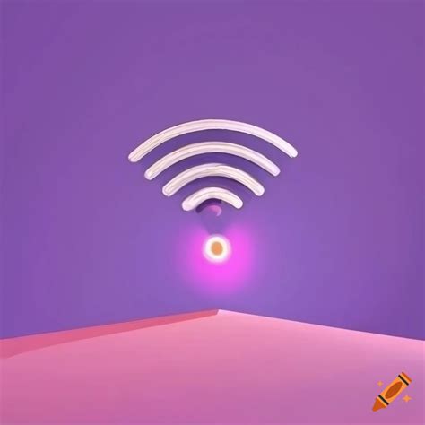 Retro architectural render of a sensor with wifi waves on Craiyon