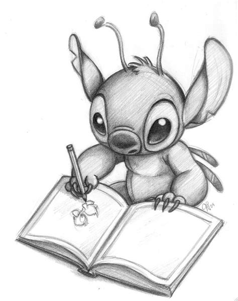 stitch! | stitch can draw too... pencil on paper. | steen | Flickr
