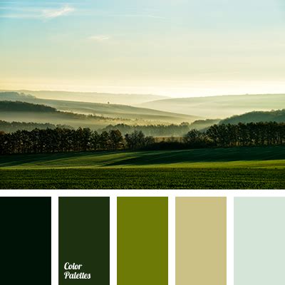 monochrome green color palette | Color Palette Ideas
