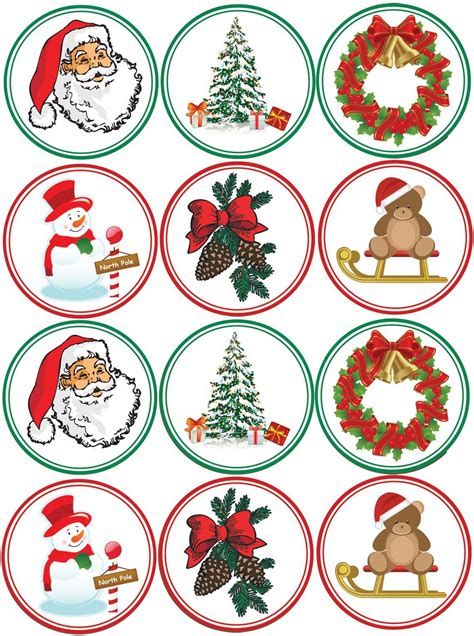 Photoshop | Christmas cupcake toppers, Christmas gift tags, Christmas ...