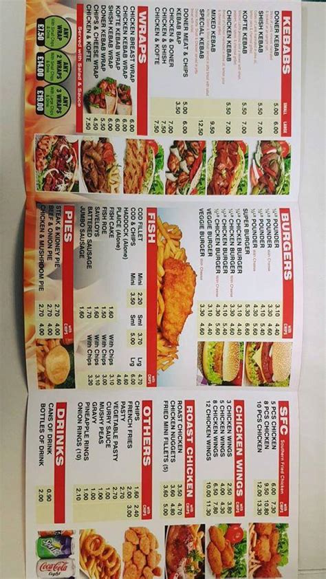 Menu at Bishops Castle Delight fast food, Bishop's Castle, 4 Salop St