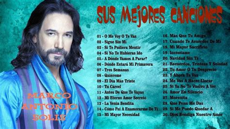 Marco Antonio Solis Sus Grandes Exitos(FULL ALBUM 2019) || Top 20 Las ...