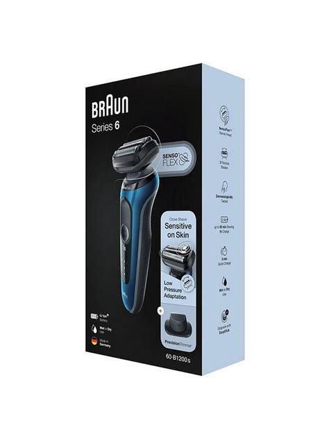 Braun Series 6 60-B1200s Electric Shaver for Men with Precision Trimmer ...