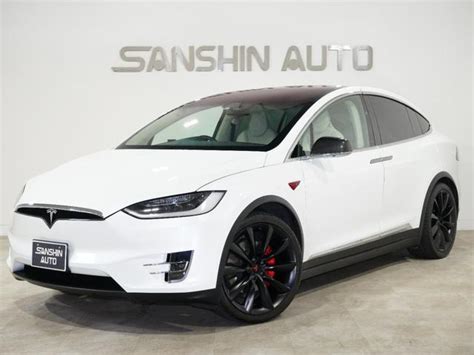 TESLA MODEL X P100D | 2018 | PEARL | 9000 km | details.- Japanese used cars.Goo-net Exchange