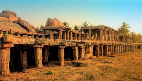 Hampi Bazaar - The Primeval Market Of Vijayanagara Empire