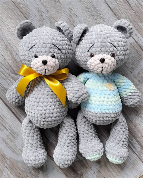 Crochet Teddy Bear Bears Stuffed Animals & Plushies trustalchemy.com