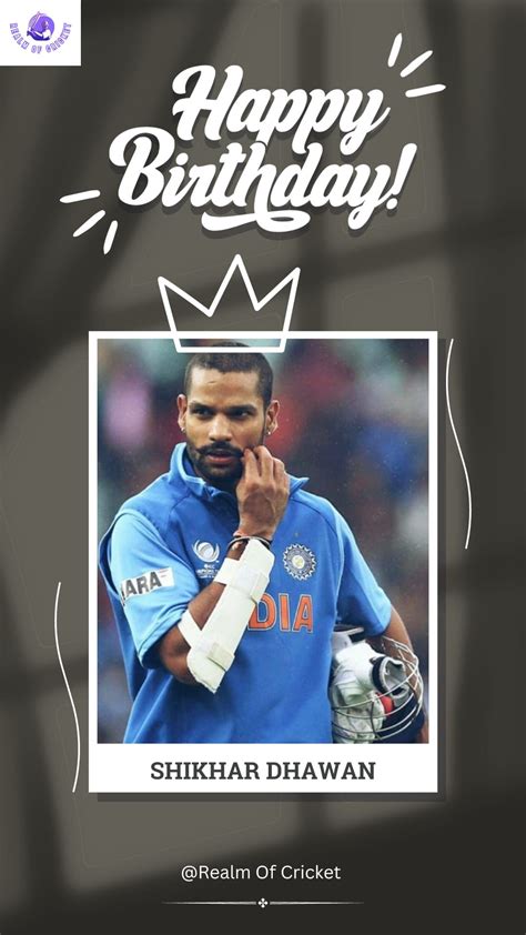 Happy Birthday "Gabbar" Shikhar Dhawan : r/cricketcircle