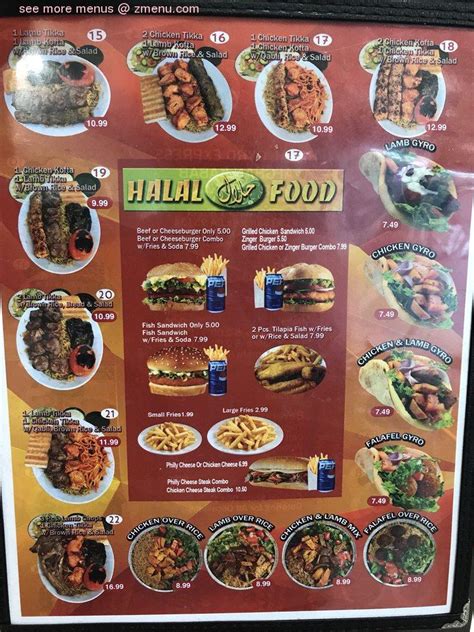 Menu at Halal Gyro Express & Kebabs restaurant, San Jose, N First St #150