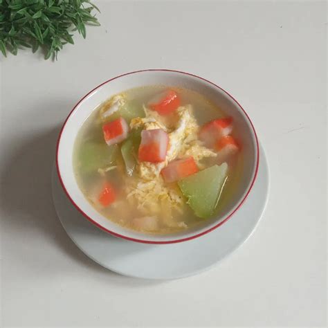 Resep Soup Telur Labu Siam Sederhana Rumahan dari Agie Rianda