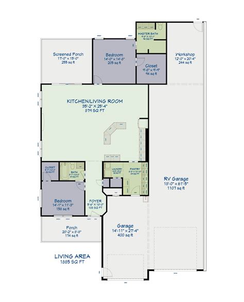 The Aster Floorplan by Gardens Construction - Garden RV Community