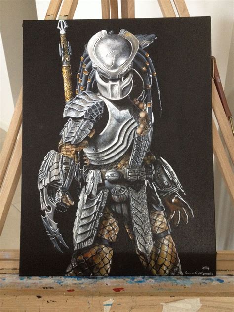 Predator, arcrylic on canvas, requested by my Nephew. To his delight I ...