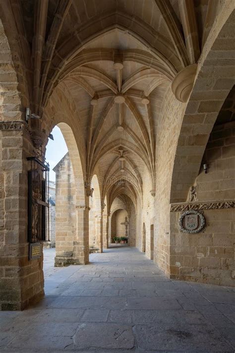 Cloisters of Basilica De Santa Maria De Los Reales Alcazares - Ubeda, Jaen, Spain Editorial ...