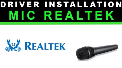 Realtek Microphone driver installation in Windows 10 64 bit - YouTube