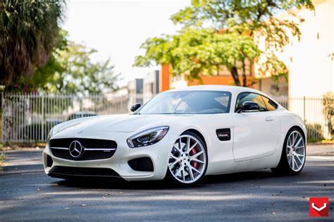 Customized Front End on Breathtaking White Mercedes AMG GTS — CARiD.com ...