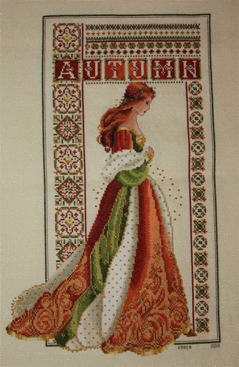 Celtic Lady SAL: Celtic Autumn Conversion | Irish Cross Stitch | Pinterest | Lady, Autumn and Celtic