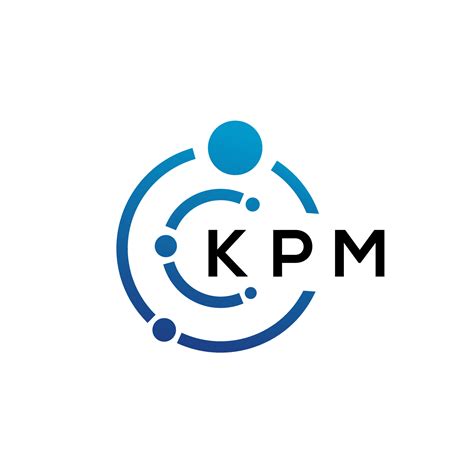 KPM letter design.KPM letter technology logo design on white background. KPM creative initials ...