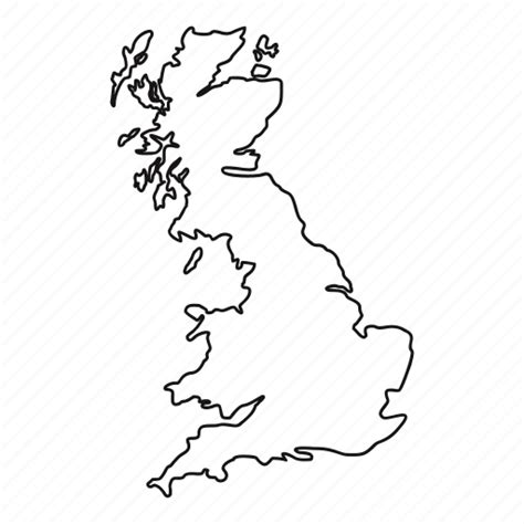 Printable Blank Uk Map With Outline Transparent Png Map Pdf | Images and Photos finder