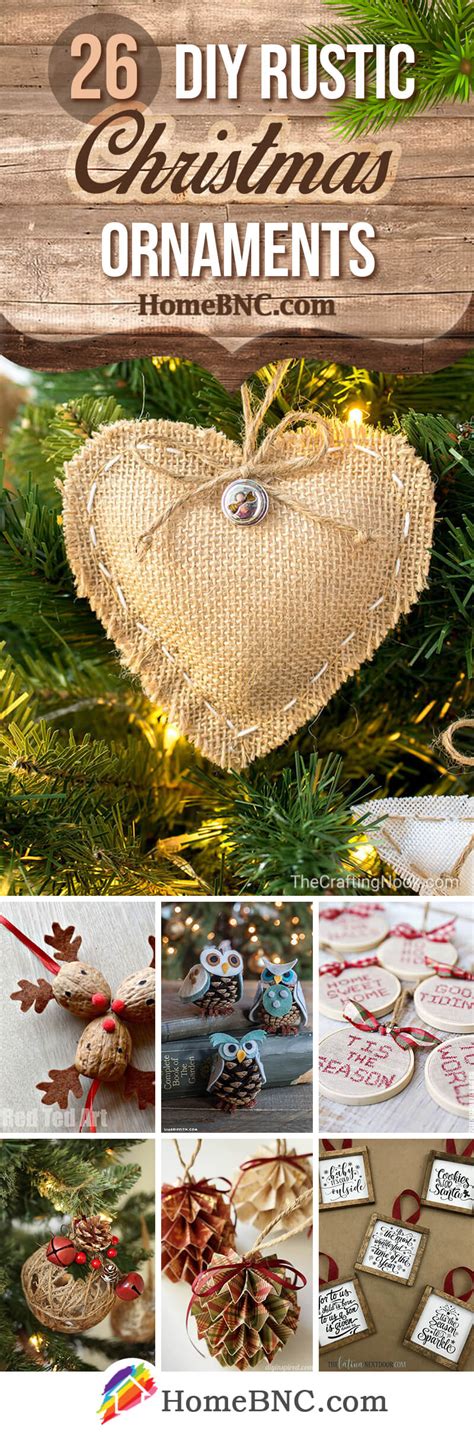 26 Best Rustic DIY Christmas Ornament Ideas and Designs for 2023