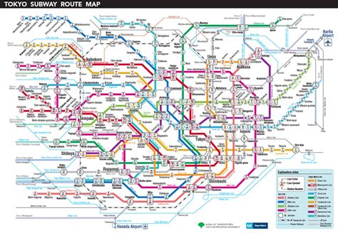 Tokyo Metro Subway Map - United States Map