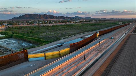 Arizona Gov. Doug Ducey builds border wall with shipping containers ...