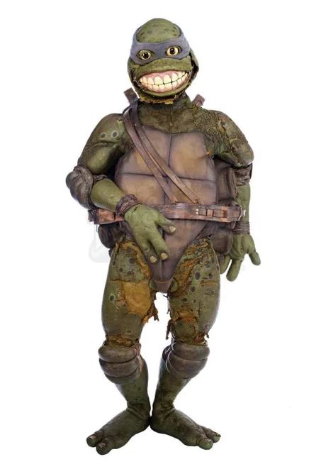 The Deterioration of the 1990s Ninja Turtle Costume Used for That Movie : oddlyterrifying