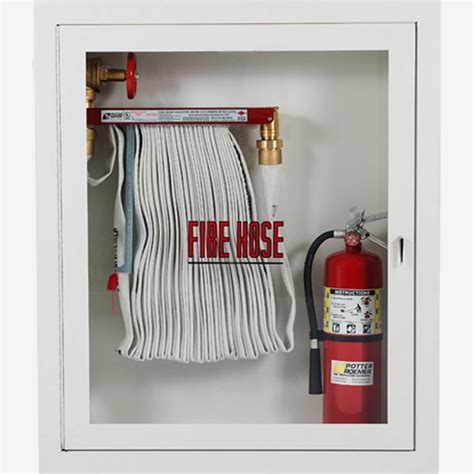 1.5" Fire Hose Rack and Extinguisher Cabinet - Potter Roemer