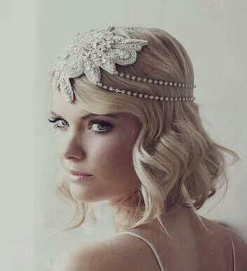 20s Wedding - Wedding GREAT Gatsby & Art Deco Styles #2038669 | Bridal hair, Wedding hair and ...