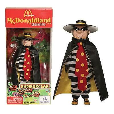 McDonald's Series 1 Hamburglar Action Figure - Huckleberry Toys - McDonalds - Action Figures at ...