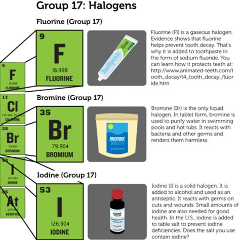 Periodic Table Halogens Properties - Periodic Table Timeline