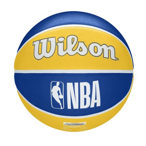 Wilson NBA Team Tribute Outdoor Rubber Basketball - Golden State ...