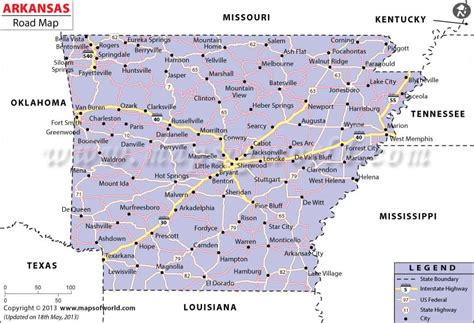 Northwest Arkansas Map With Cities - Time Zones Map