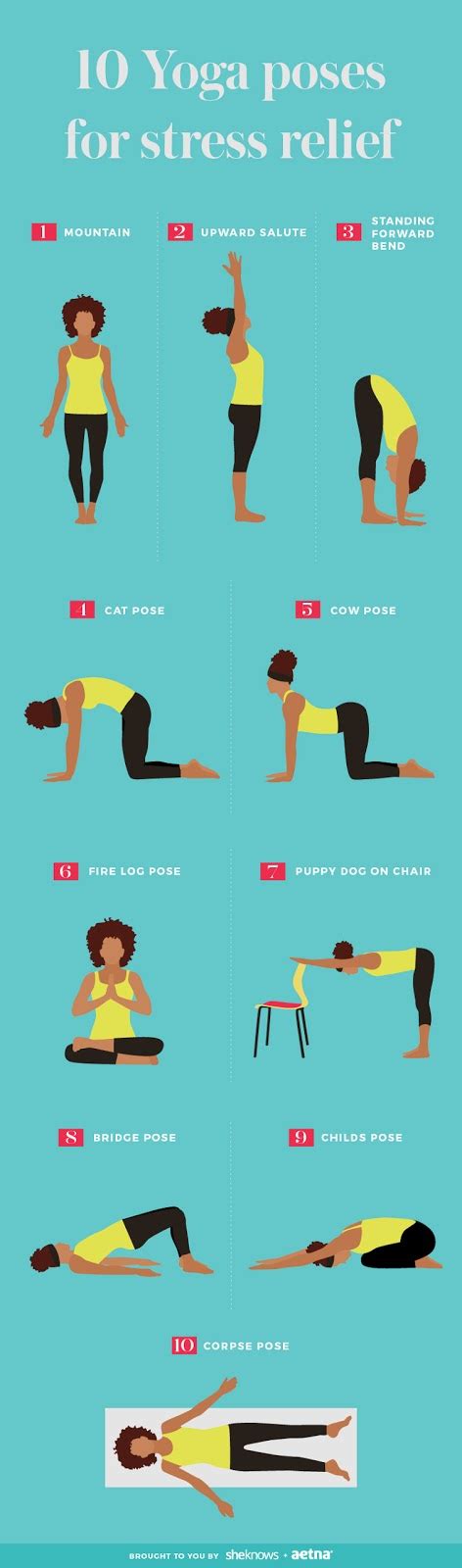 10 Yoga Poses For Stress Relief