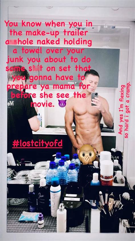 Channing Tatum shares nude selfie on 'Lost City of D' set