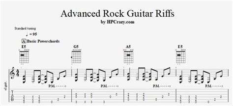 Advanced Rock Guitar Riffs - Rock Guitar - HPCrazy Guitar Academy & Music