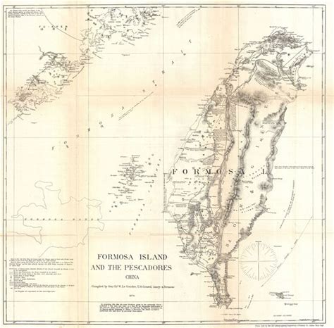 Formosa Island and the Pescadores China.: Geographicus Rare Antique Maps