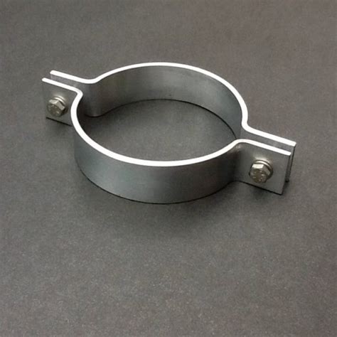 Pipe Clamp Aluminium 76mm Diameter 25mm Wide Banding BPC114AC