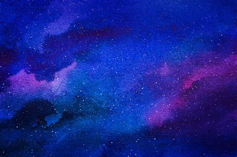 Galaxy. Watercolor illustrations. By Alex Green | TheHungryJPEG